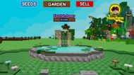 Increase Fountain Power by giving Glimmering crops (Image via Roblox)